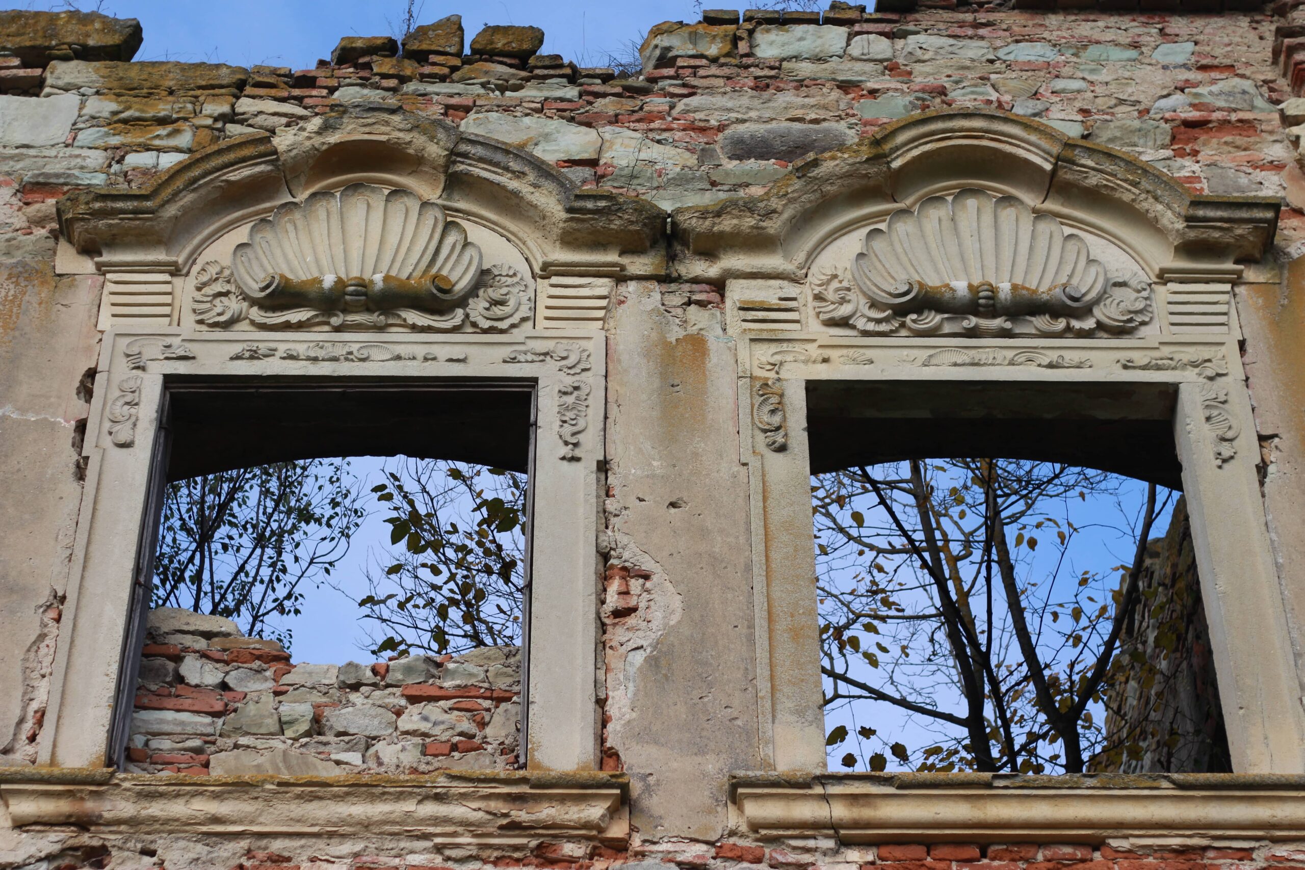 Castelul Haller Castelul cu Scoici Coplean Cluj Transylvania in Ruins