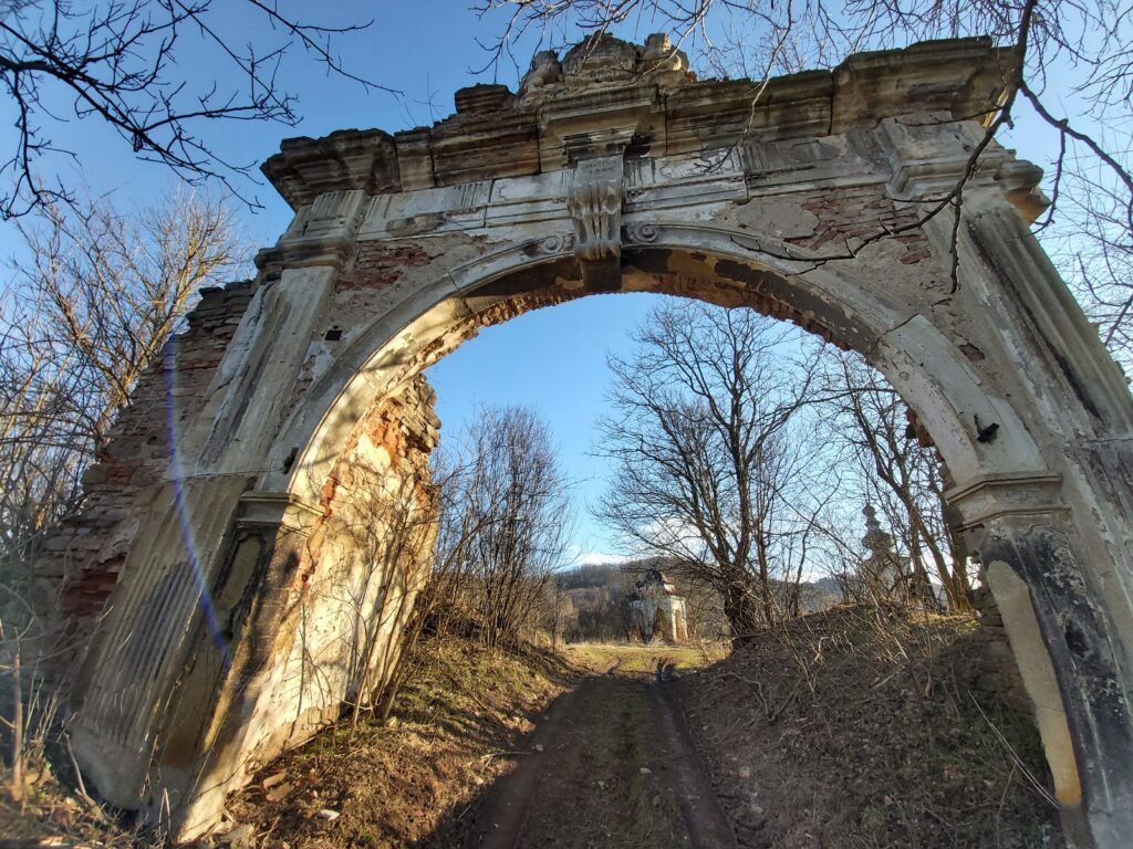 Castelul Haller Garbou Salaj Transylvania in Ruins