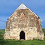 Biserica reformata Manastire paulina Pauca Sibiu Transylvania in Ruins