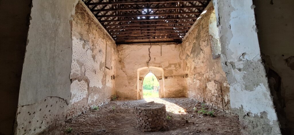 Biserica reformata Manastire paulina Pauca Sibiu Transylvania in Ruins