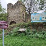 Cetatea feudala Salasu de Sus Hunedoara Transylvania in Ruins