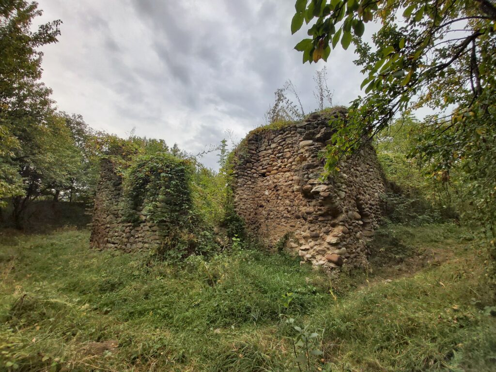 Cetatea feudala Salasu de Sus Hunedoara Transylvania in Ruins