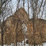 Biserica medievala Sardu Cluj Transylvania in Ruins