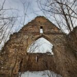 Biserica medievala Sardu Cluj Transylvania in Ruins