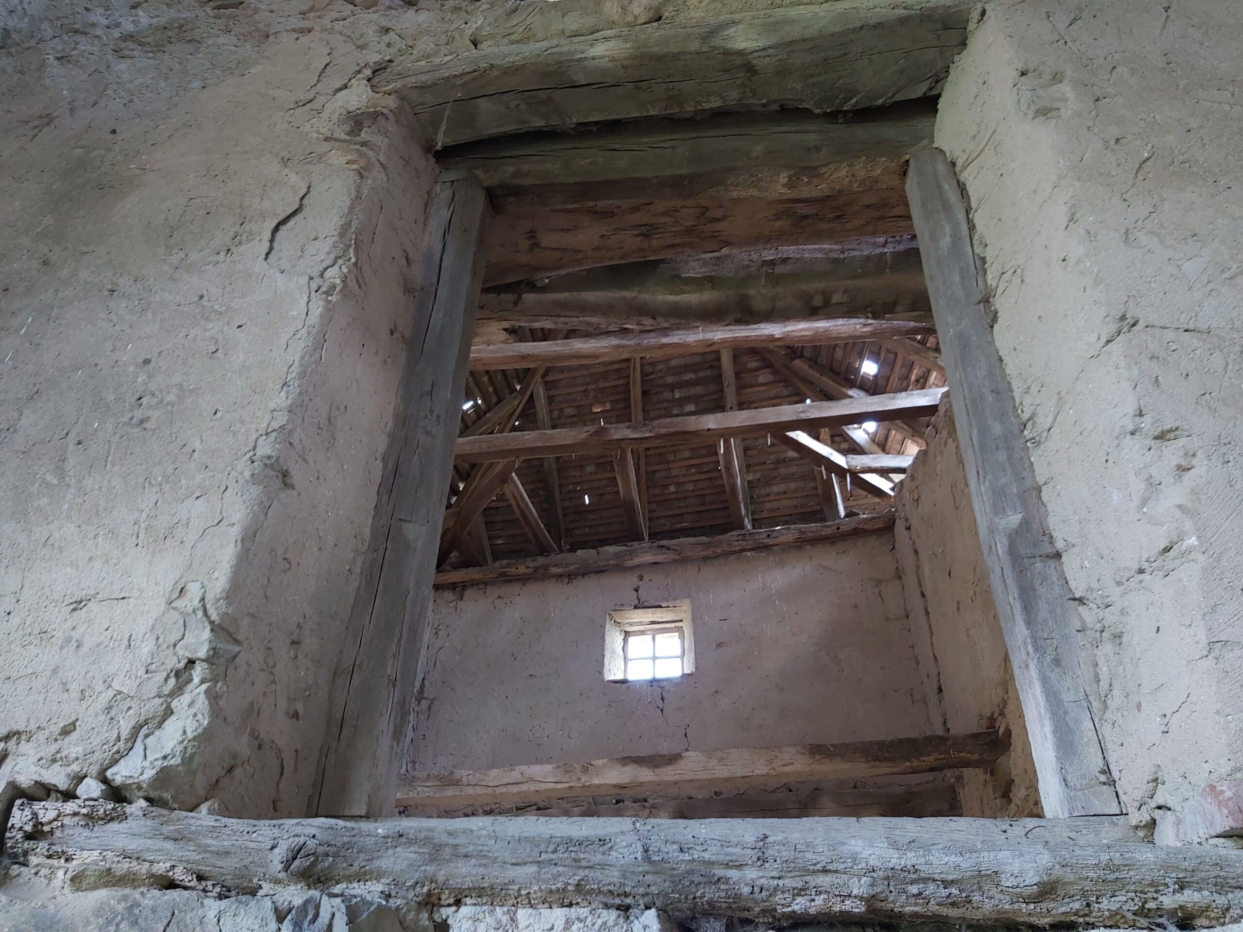 Cetatea taraneasca Jimbor Brasov Transylvania in Ruins