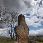 Biserica de piatra Bacainti, Hunedoara, Transylvania in Ruins