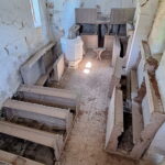 Biserica reformata din Herepea, Mures, Transylvania in Ruins