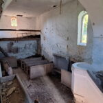 Biserica reformata din Herepea, Mures, Transylvania in Ruins
