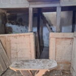 Biserica reformata din Herepea, Mures, Transylvania in Ruins